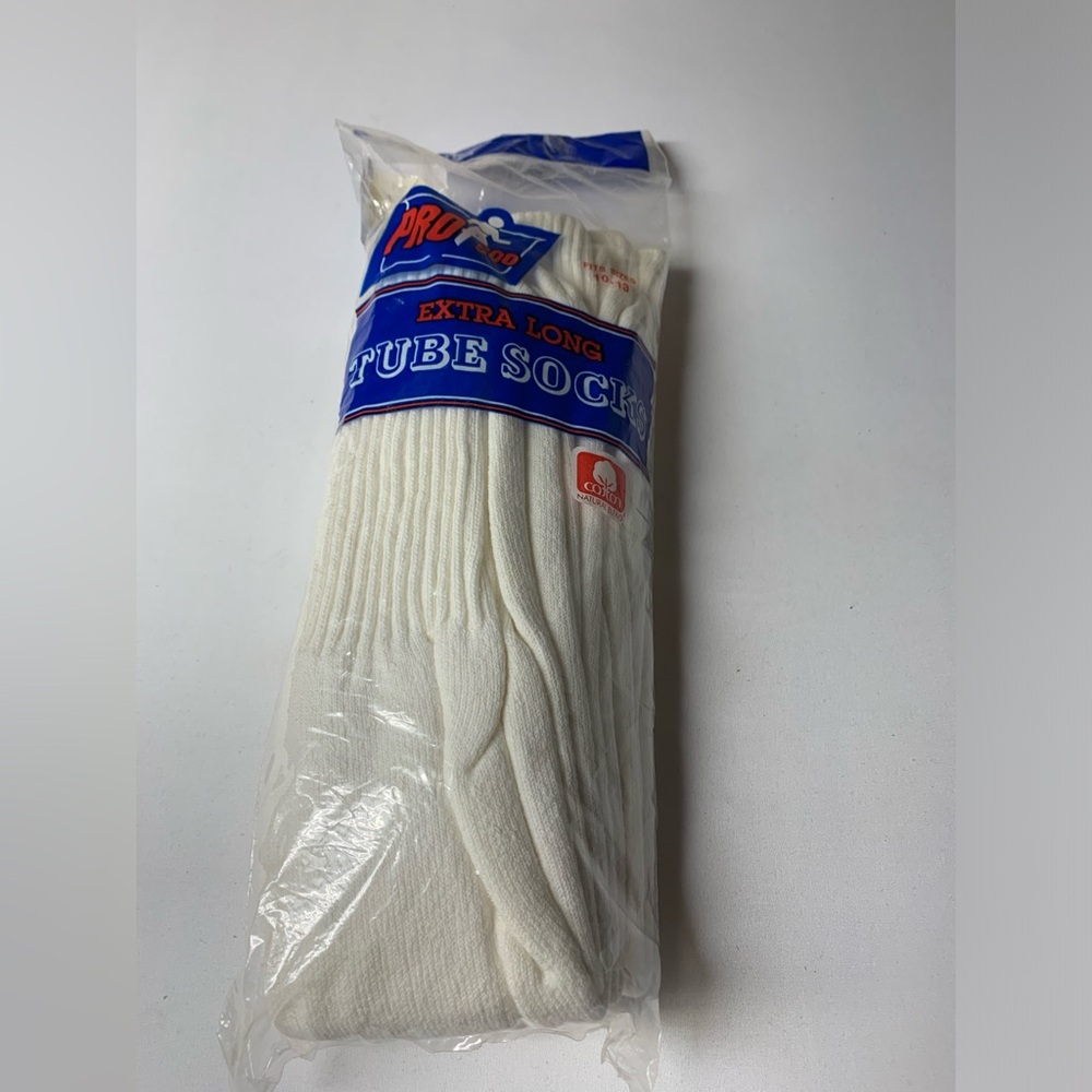 Vintage Deadstock Pro 500 Extra Long Tube Sock Set USA 10-13